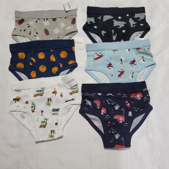 Gymboree size 3-4 boys NWT Underwear 6 pair. Mixed Bin Z33 - Picture 2 of 3